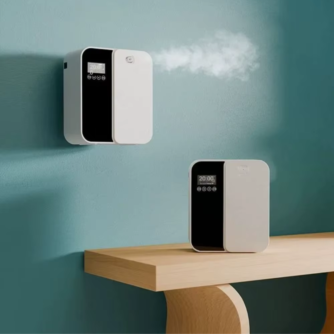 Diffuseur huiles essentielles mural 1000m³ à écran tactile | MISTAURA