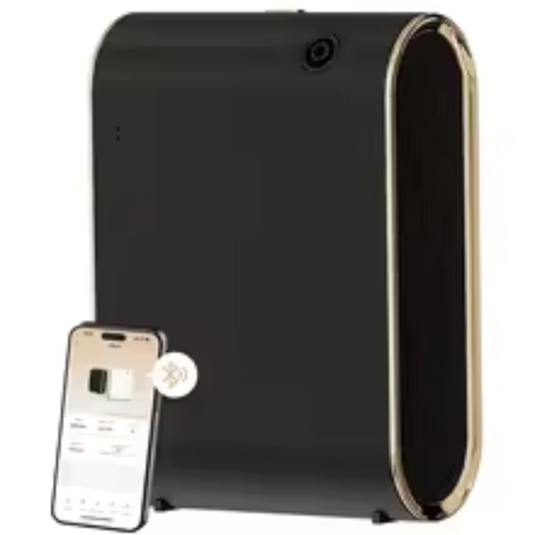Diffuseur huiles essentielles Wi-Fi & Bluetooth 350 ml (300–500 m³), silencieux noir ou blanc | ELYSIA