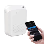 Diffuseur huiles essentielles Wi-Fi & Bluetooth 400 ml (500–1000 m³), mural/posé, silencieux noir ou blanc | AROMAGLOW